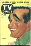 TV Guide March 22-28,1958 PERRY COMO Illustration