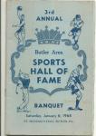 Butler,PA Sports Hall of Fame Banquet 1/6/68 3rd Annual