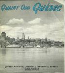 QUAINT OLD QUEBEC TOUR BOOK circa 1930's