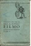 Bell & Howell FILMO Type S Op. & Care Booklet 1937