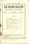 THE WILSON BULLETIN MAY,1927 VOL 3, NO. 5