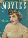 "MOVIES" MAGAZINE JULY,1942 BETTY GRABLE COVER