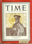 TIME MAGAZINE SEP. 8,1941 IRAN'S SHAH PAHLAVI COVER
