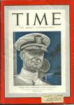 TIME MAGAZINE NOV 24,1941 ADMIRAL HART COVER