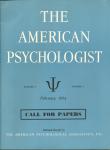 THE AMERICAN PSYCHOLOGIST MAY,1950
