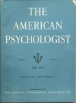 THE AMERICAN PSYCHOLOGIST JULY,1951