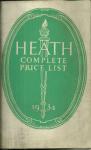 HEATH,COMPLETE PRICE LIST FEBRUARY, 1934