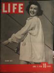 LIFE MAGAZINE APR 11,1938 FASHION NOTE COVER