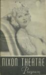 NIXON THEATRE PROGRAM "ROSE MARIE" NOV.4,1946