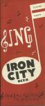 IRON CITY BEER, SONG BOOK 1939