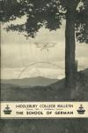 MIDDLEBURY COLL. BULLETIN SCHOOL OF GERMAN 1936
