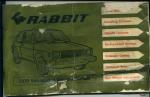 Owner's Manual, 1979 Volkswagen Rabbit