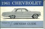 Owner's Manual, 1961 Chevrolet