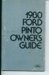 Owner's Manual, 1980 Ford Fiesta