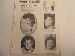 Fan Club Spotlight Feb 1967- Roger Moore, Steve Reeves