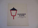 Garden Cafe @ William Penn Hotel-Pittsburgh-Menu 5/8/56