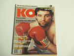KO Boxing Magazine- 10/1981- Gerry Cooney Cover