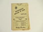Montreal Bus Passenger Inquiry Booklet-April 28, 1957