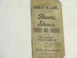 1901-1902 Pocket Calendar with Notepaper and Ads