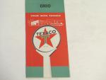 Ohio State Map- Texaco Service Station Map