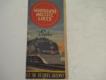 Missouri Pacific Lines Railroad Timetable 4/26/1953