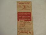 Long Island Railroad Time Table- 9/12/60 Great Neck