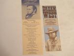 Dream West / Sandburg Lincoln Promo Bookmark1986
