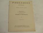 Pagliacci- An Opera in Two Acts- Storybook Score