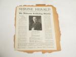 Shrine Herald 8/1/1937 Welcome Archbishop Mooney