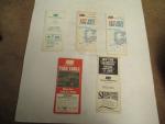 Amtrack Train Timetables 1974-1984 Lot of 9