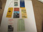 B&O Time Tables 1985 and others Lot of 9