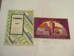 Popular Tours to Europe- 1931- Cooks Travel-Lot of 2