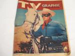 The Lone Ranger- cover Pittsburgh TV Graphic 1958