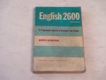 English 2600- Course in Grammer and Usage 1973