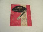 Talon Slide Fasteners 1944- Home Sewing Booklet