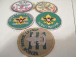 Boy Scout Patches- Assorted and Unused Lot of 5