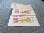 Union Pacific Railroad Tickets 5/1953 Used & Cancelled