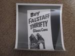 Falstaff Beer Promo File Photo 50's Thrifty Glass Cans