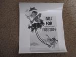 Falstaff Beer Promo File Folder 50's Fall for Falstaff