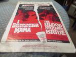 Blood Spattered Bride/Dismember Mama-1972 Pressbook