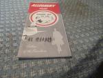 Allegheny Airline System Time Schedule 1957/Lot of 2