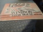 Windsor Steak House Dinner Menu 1950's Montreal