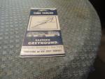 Greyhound Bus Line 6/1956 Time Table- Pittsburgh/NYC