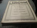 The Jewish Criterion 8/28/1931 The Jewish Disease