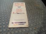 Northwest Orient Airlines 2/1957 Freight Rate Schedule