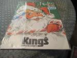 King's Restaurant 1981 Children's Menu-Christmas