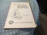 Federal Civil Defense Booklet 1956- Home Emergencies