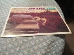 Argosy Airstream Catalog 1974 New Vehicle Showroom