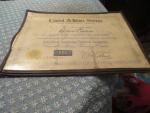 General Motors 10/1959 Service School Certificate