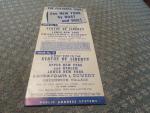 New York Sightseeing 1950's Pamphlet- Bus Tour